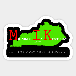 Midnight in Kentucky Podcast Sticker